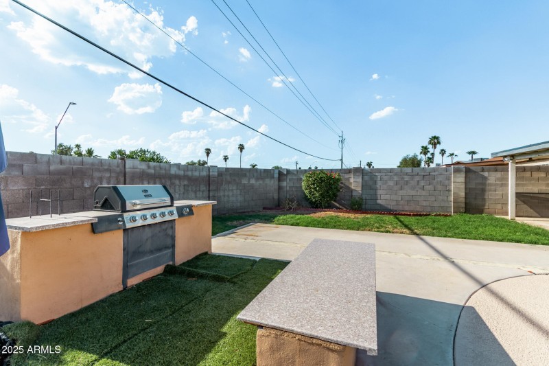 Outdoor BBQ Area