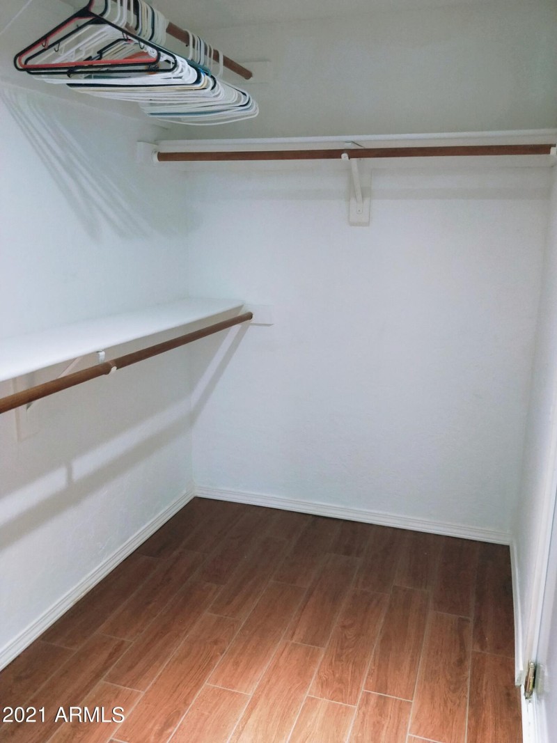 Master walk-in closet