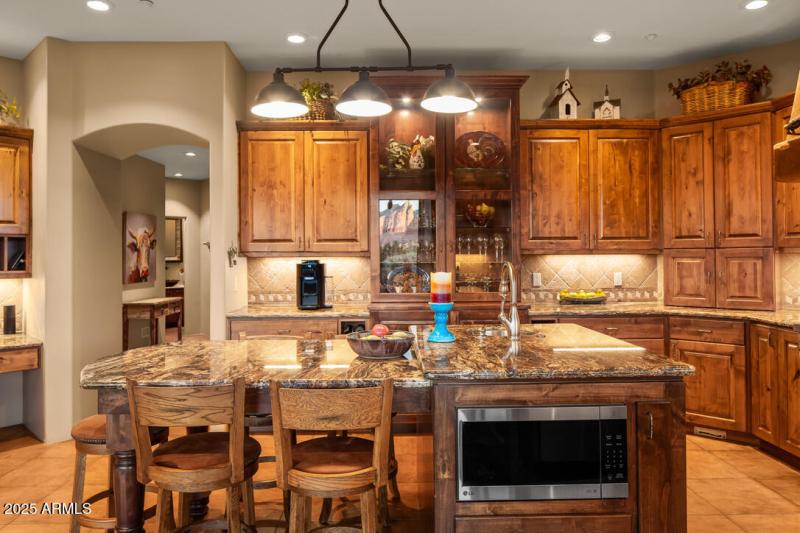 Kitchen Island Sophistication