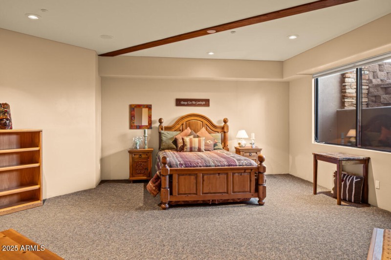 Expansive Guest Suite Bedroom