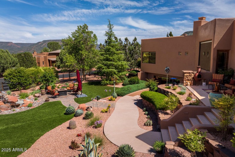 Curved Pathways Invite Tranquility