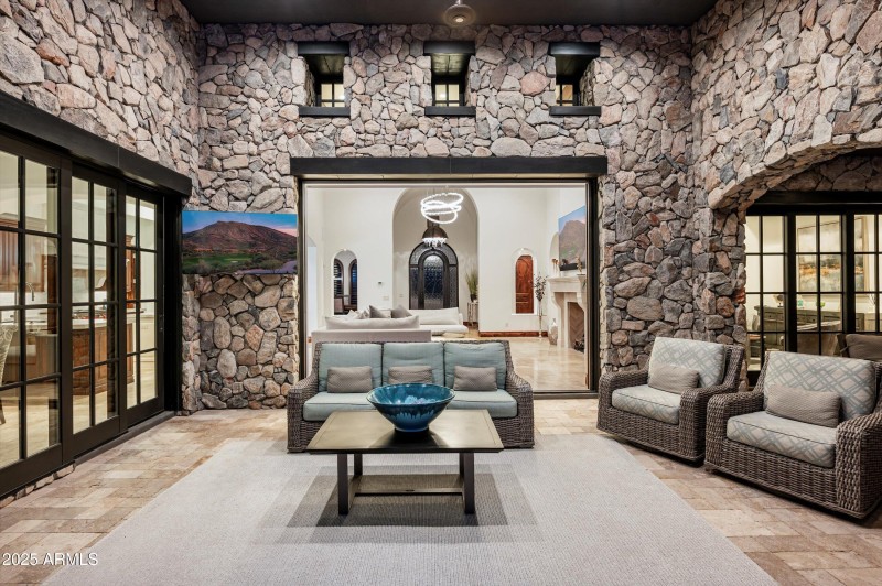 covered back patio sitting area