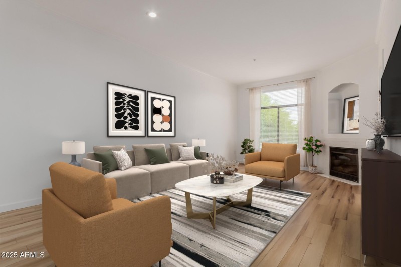 Staged Photo Living