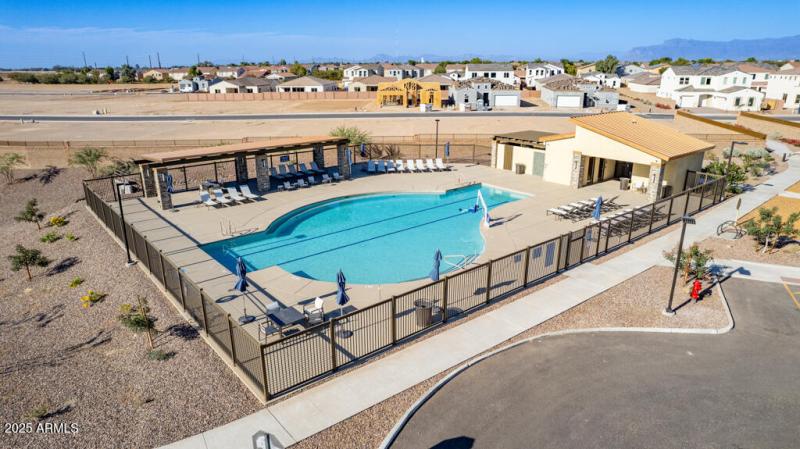 Combs Ranch Pool Aerial
