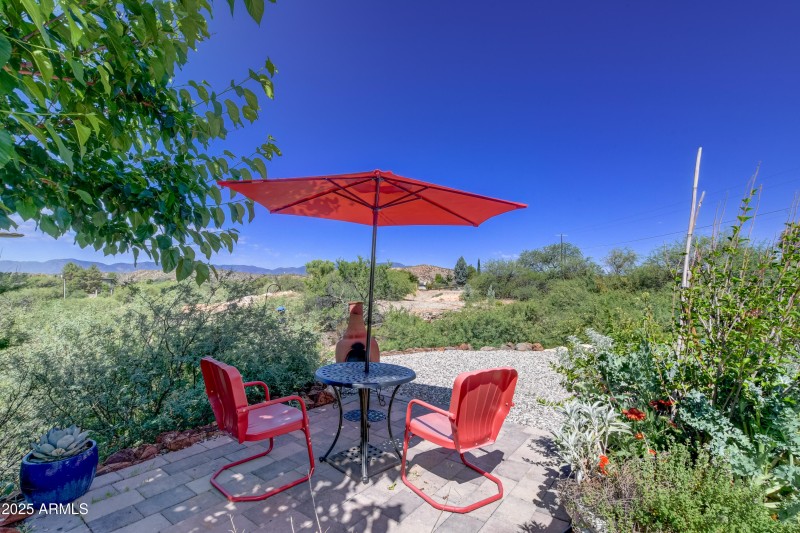 Back Yard Sitting Area