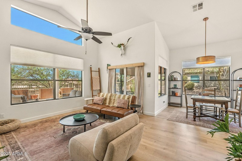 Open great room offers plenty of light!