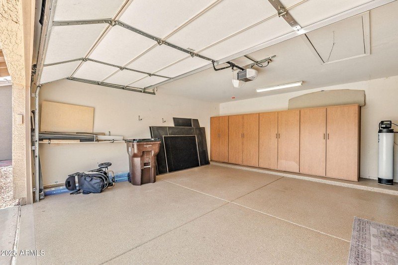 2-Car Garage with epoxy floor