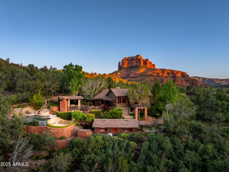 Nestled Among The Red Rocks