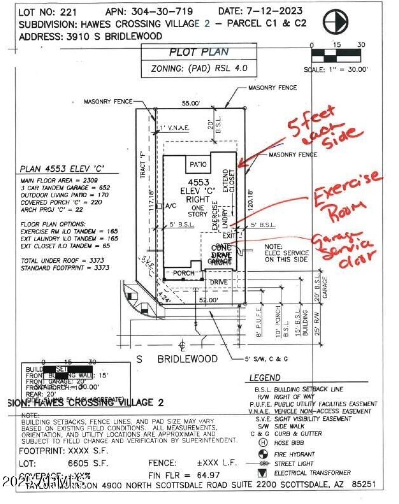 Plot Plan