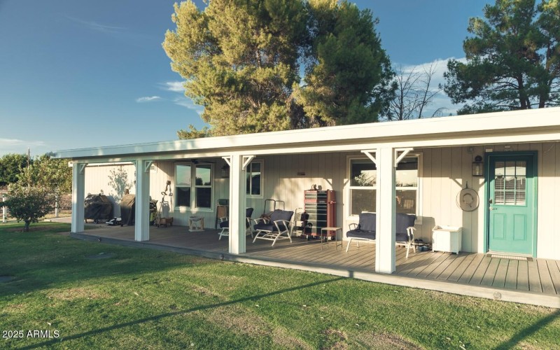 Covered patio