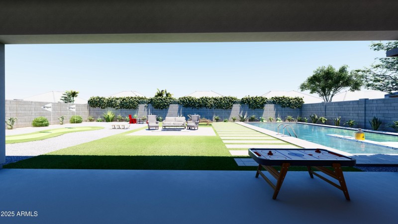 Add a pool to this already nice backyard