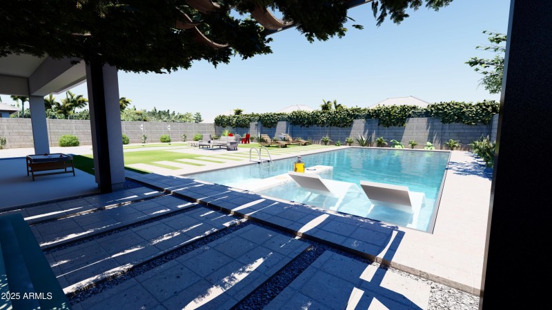 Opportunity for a backyard oasis