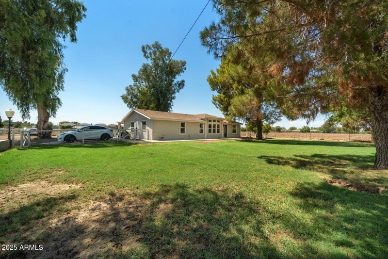 Front lawn near driveway