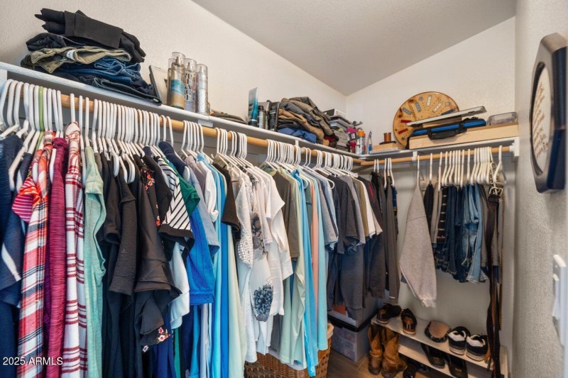Master walk-in closet