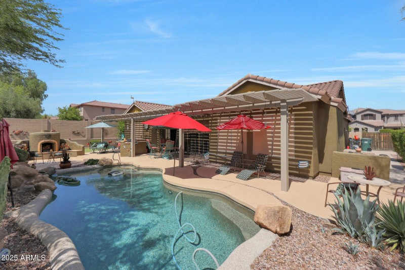 Backyard and Pool