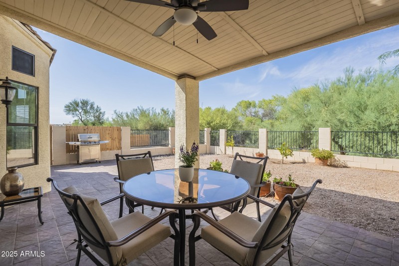 View from Covered Patio