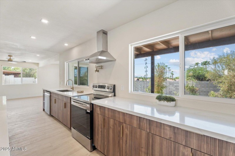 Kitchen with Stainless Steel