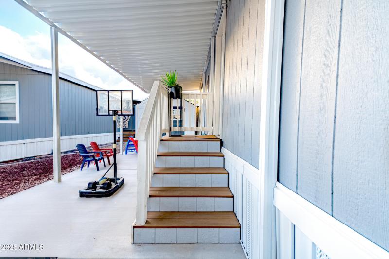 Walk up steps