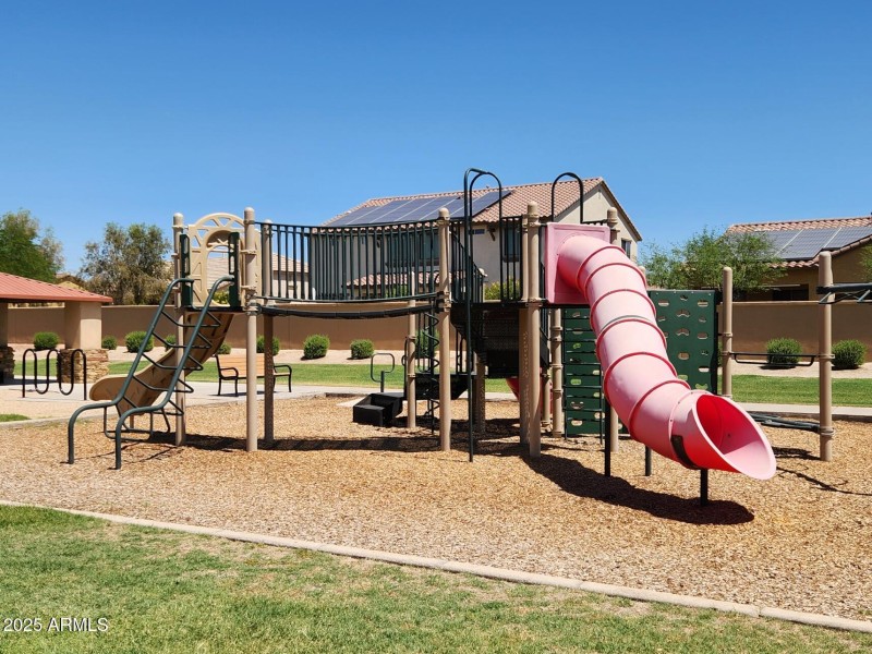 A kid's play frame