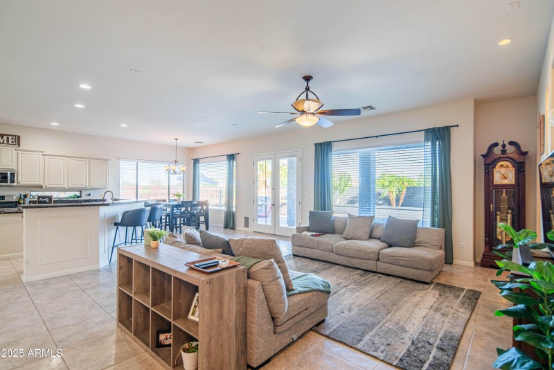 Living and Kitchen Areas