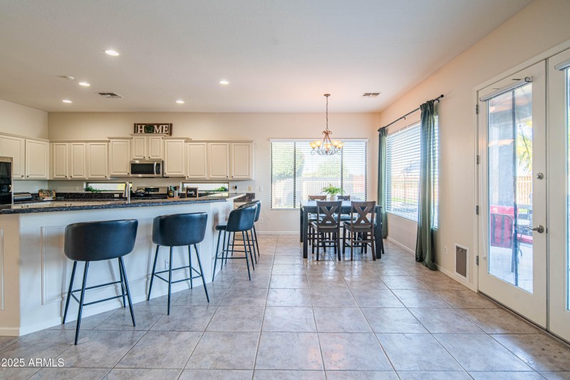 Kitchen and Dining Area
