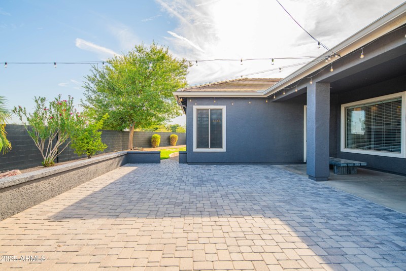Extended Back Patio