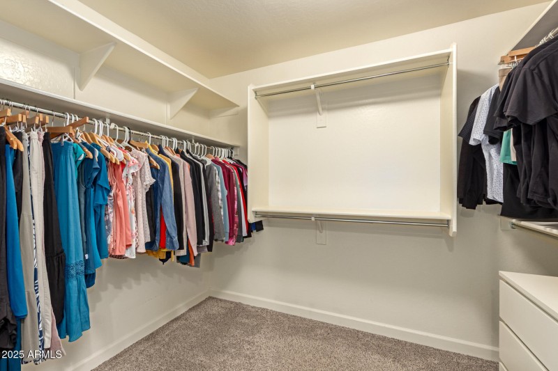 Large master closet