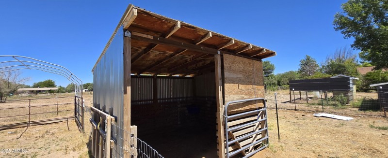 Horse stalls view 2