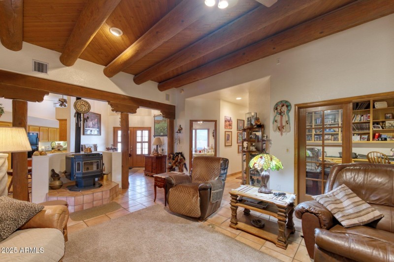 Living Room - Pellet stove - Office