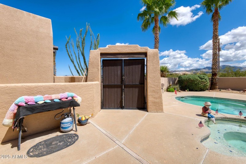 Pool Courtyard main entrance