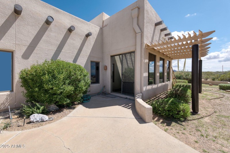West entrance to sun room