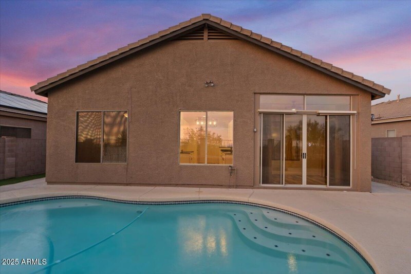 48-Back of home twilight