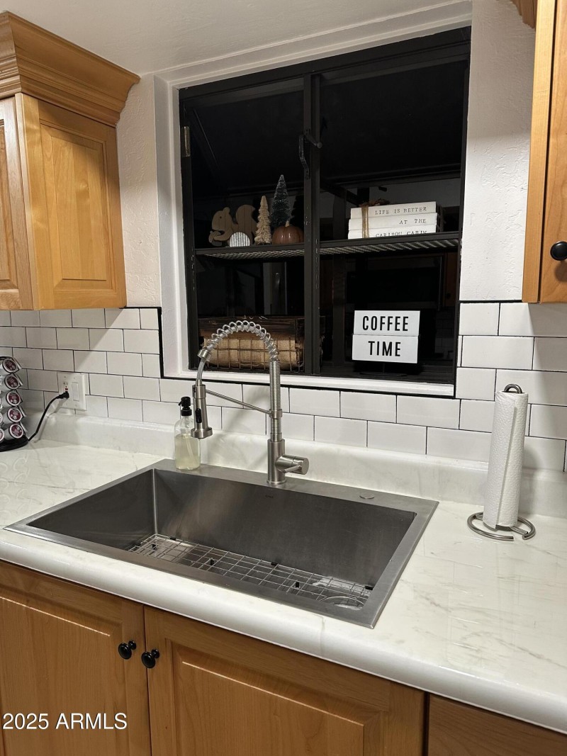 updated kitchen with modern finishes