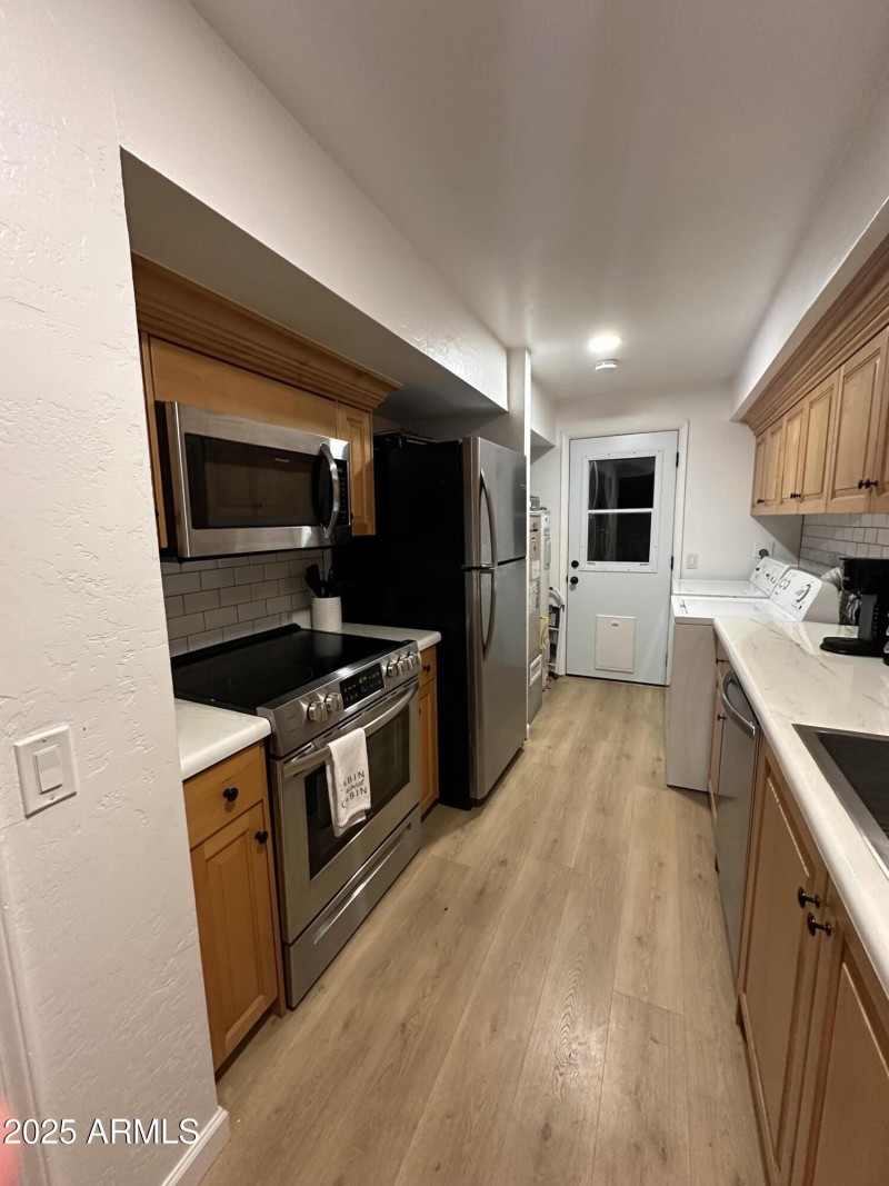 updated kitchen with modern fixtures