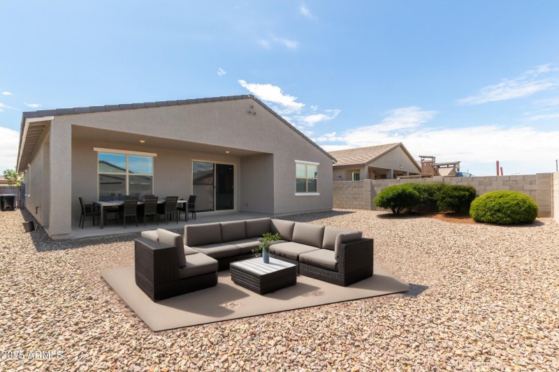 Backyard - Vitrually Staged