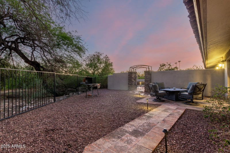 64 - Side Yard Evening