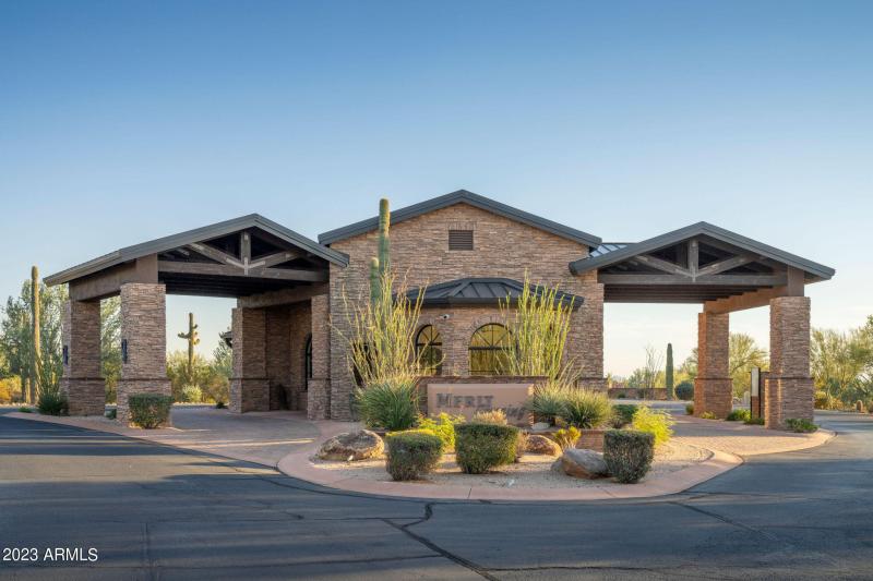 Merit Crossing Entrance