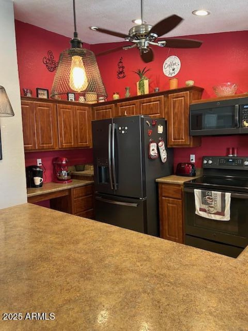 Kitchen with Desk