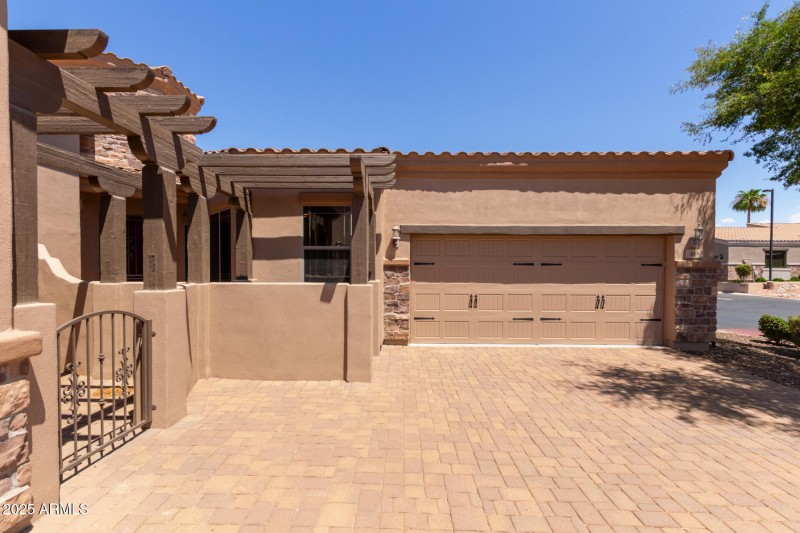 2 car garage with storage