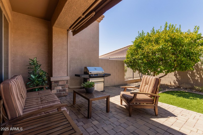 Covered patio