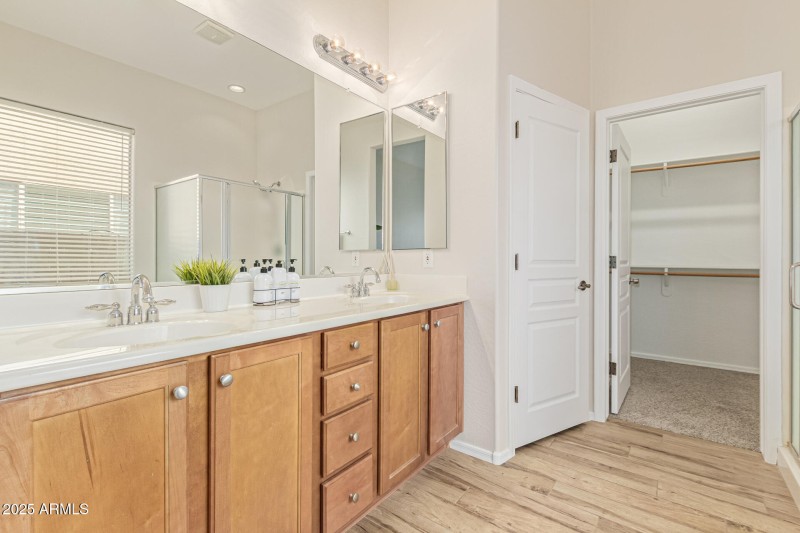 Featuring dual vanity