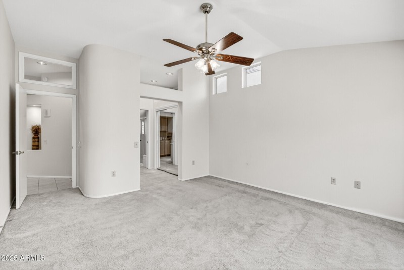 Owner's Suite toward bathroom