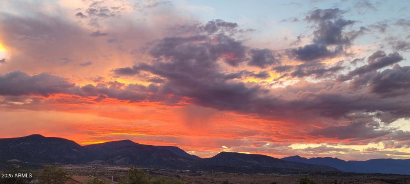 Sunset from the backyard