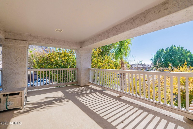 Fantastic views from upstairs patio