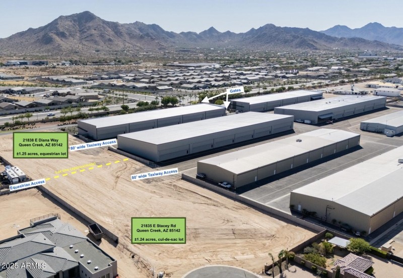 residential lots aerial south