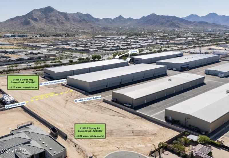 residential lots aerial south