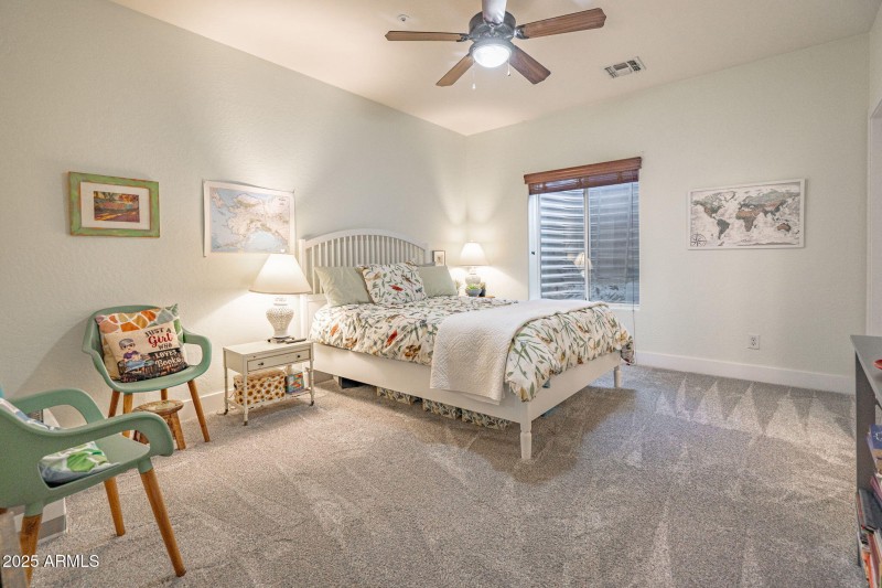 Downstairs bedroom with ensuite