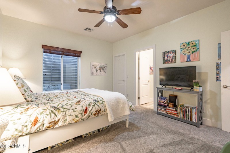Downstairs bedroom with ensuite