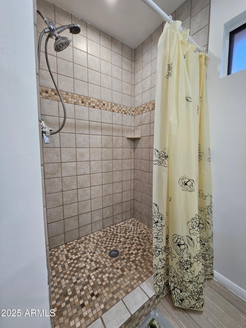 Hallway shower