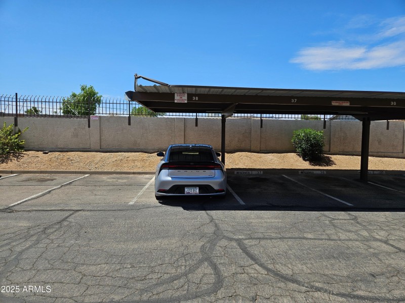 Covered parking